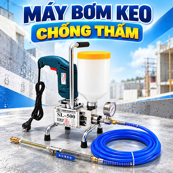 Máy bơm keo